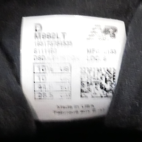 New Balance Mens 992 Made in USA 'Black Purple' Athletic Shoes~ - Picture 13 of 13